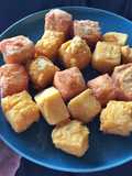 Crispy Chickpea Tofu: Crunchy Outside, Soft Inside 🥜🐣