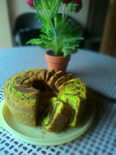 Foto resep Bolu marmer pandan lembut