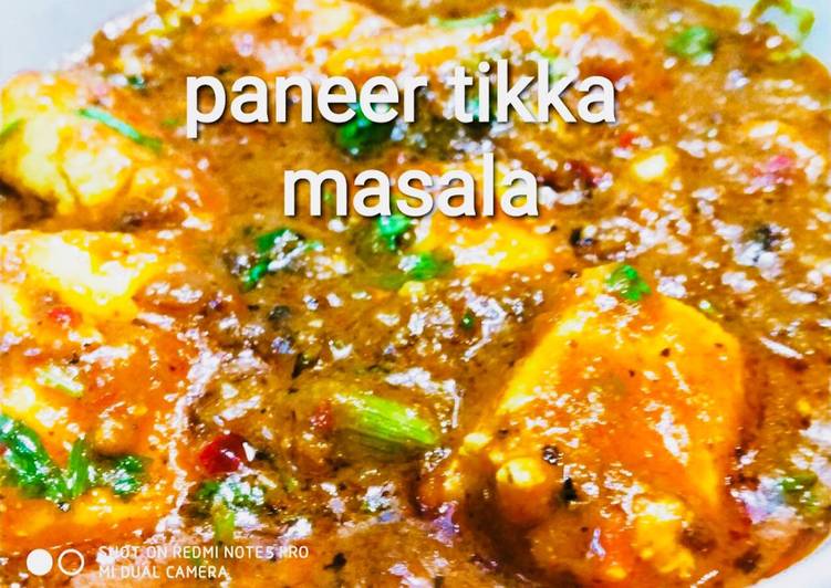 Recipe of Quick Paneer Tikka Masala | Paneer recipes | Restaurant Style
