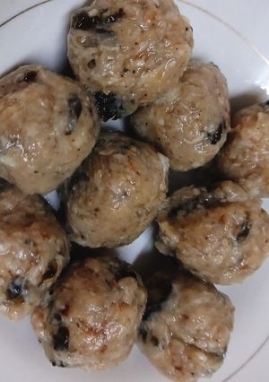 Hình của món Chả nấm chay.