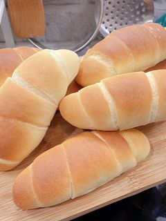 鹽可頌 水波爐版 的食譜成品照片