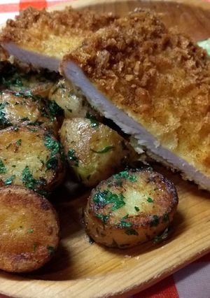 Petrezselymes újkrumpli recept fotója