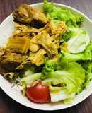 Bún măng kho Sườn