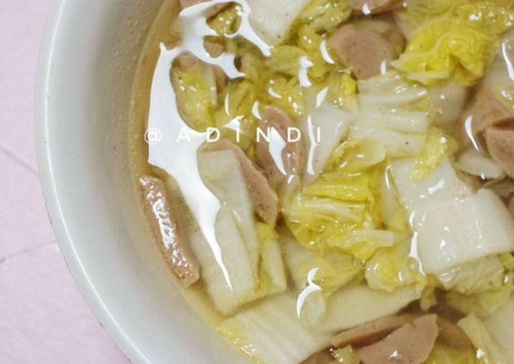 Anti Ribet, Membuat Cah Sawi Putih Bakso Istimewa