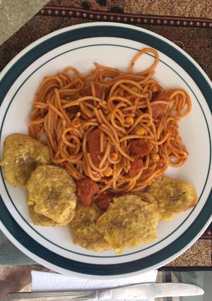 Una foto de Spaguetti a mi estilo