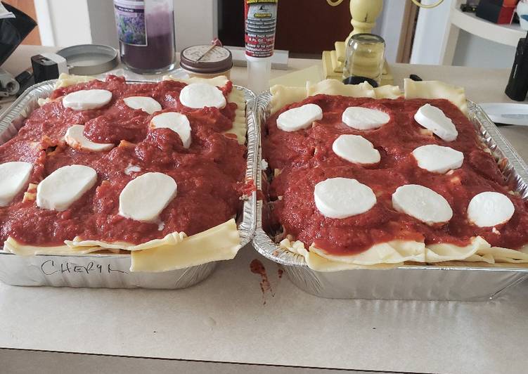Recipe of Ultimate Cheryl&#39;s Loaded Lasagna