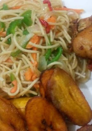 A picture of Spaghetti Stir Fry.