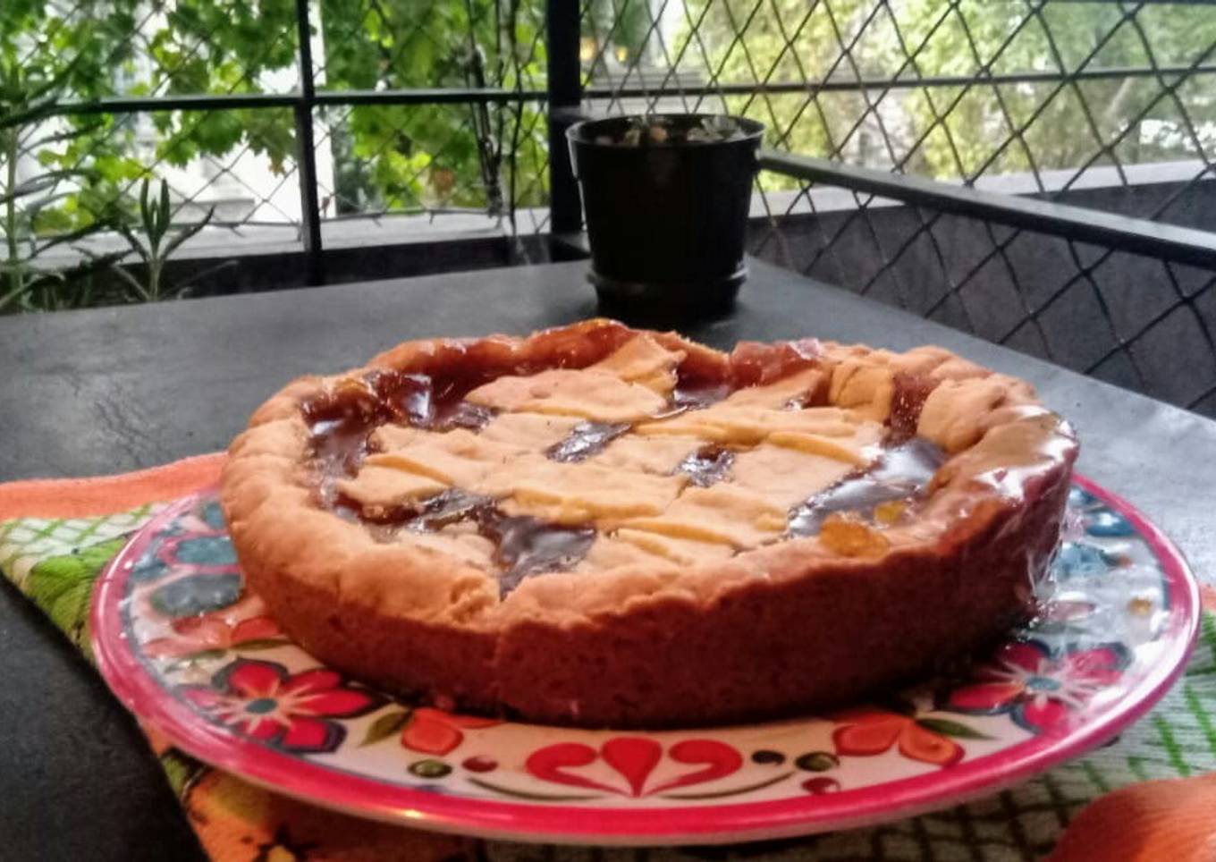 Pastafrola de Batata y Chocolate