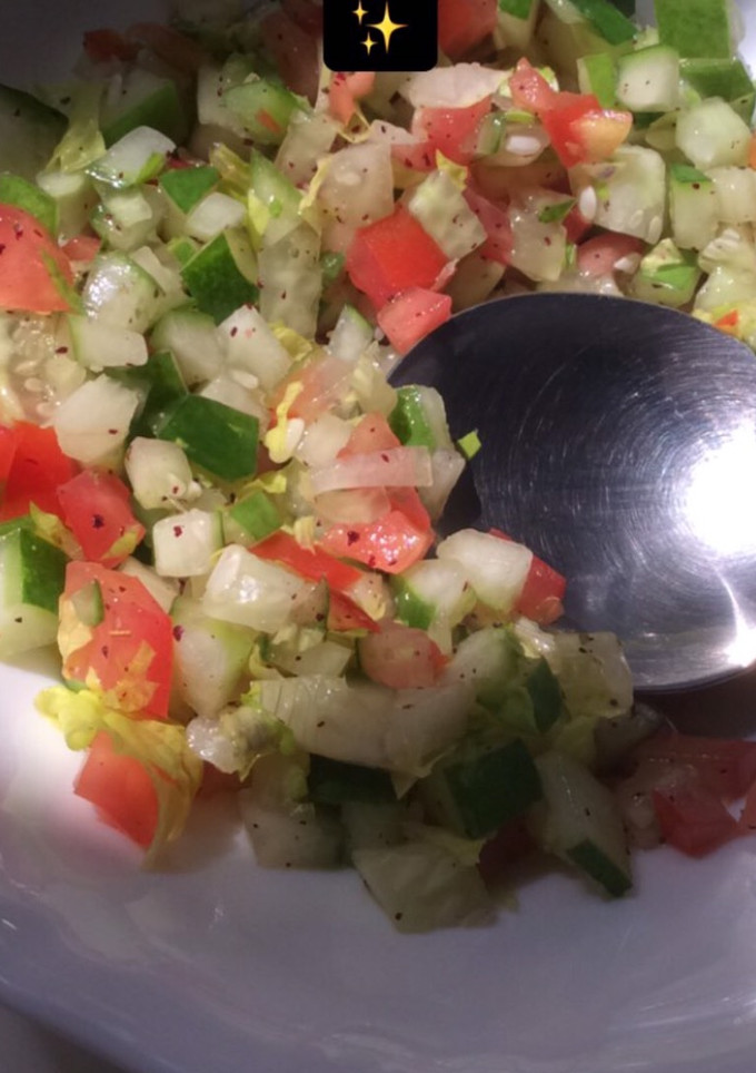 A picture of Cucumber refreshing salad ✨.