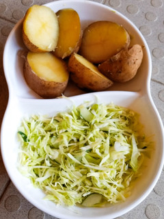 Potato with cabbage ainihin hoton girkin