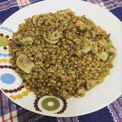 Una foto de Lentejas vegetarianas! Nada de grasa y mucho sabor!