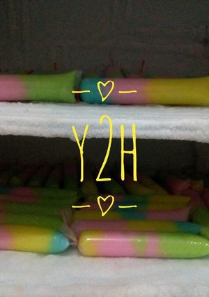 Foto resep Es Pelangi (rainbow ice)
