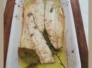 Foto di Filetti di branzino al forno