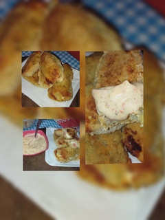 Una foto de Bastones de papa rellenos