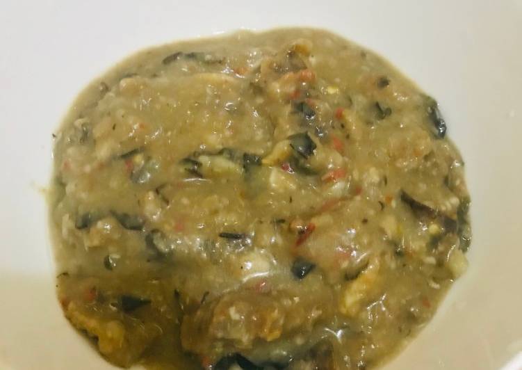 Easiest Way to Prepare Recipe of Title:white soup…ofe nsala