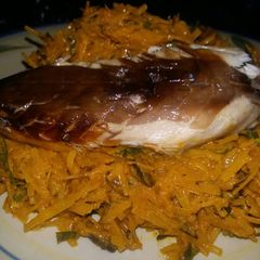 A picture of Abacha (African Salad).