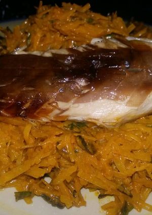 A picture of Abacha (African Salad).