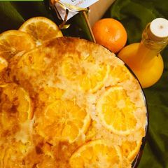 A picture of Upside Down Orange Cake.
