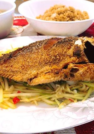 Hình của món Cá chiên.
