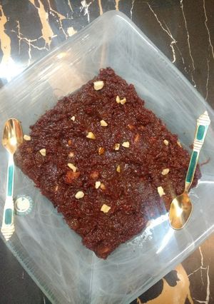 A picture of Beetroot Halwa.