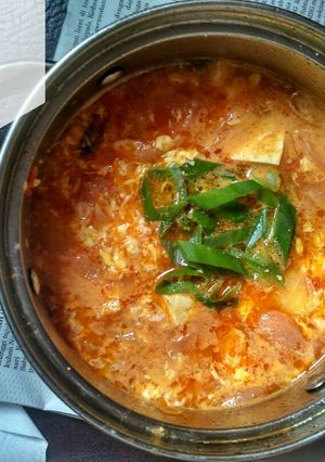 Foto resep Sundubu Jjigae (Korean Tofu Stew)
