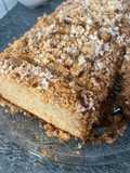 Cake de manzana con crumble de almendras