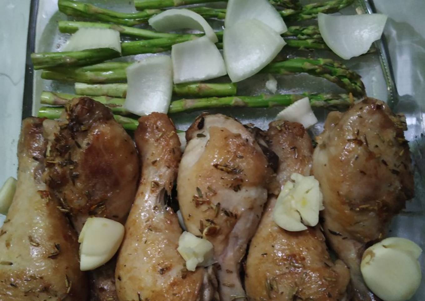 Ayam panggang bawang putih - KETO