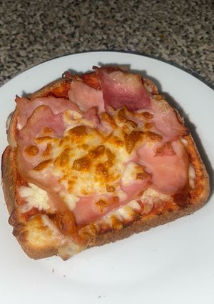 Una foto de Pizza de pan