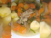 Gambar sop daging giling