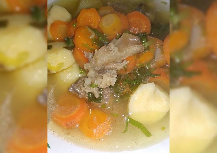 Cara Membuat Sup Daging Padang Yang Renyah