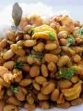 Frejoles Camanejos (Canario) con Langostinos