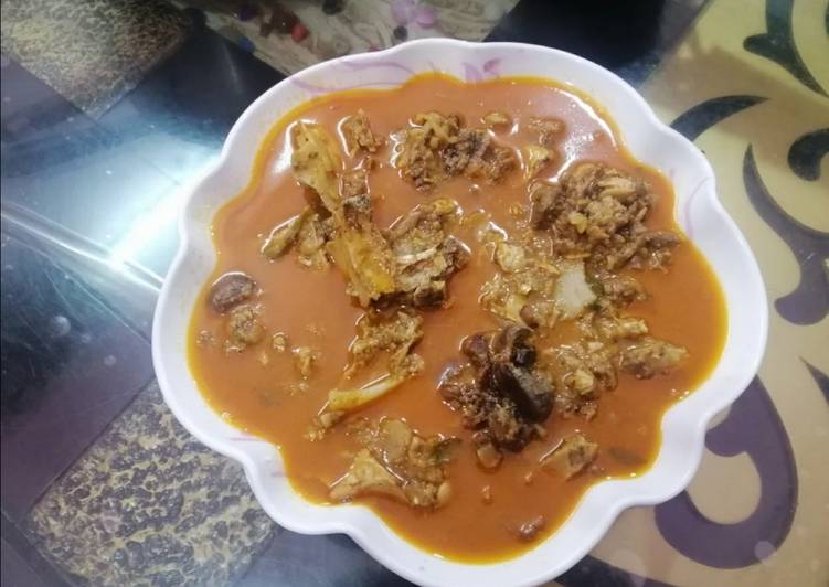 Hyderabadi Sirey ka Salan/Goat Head Curry