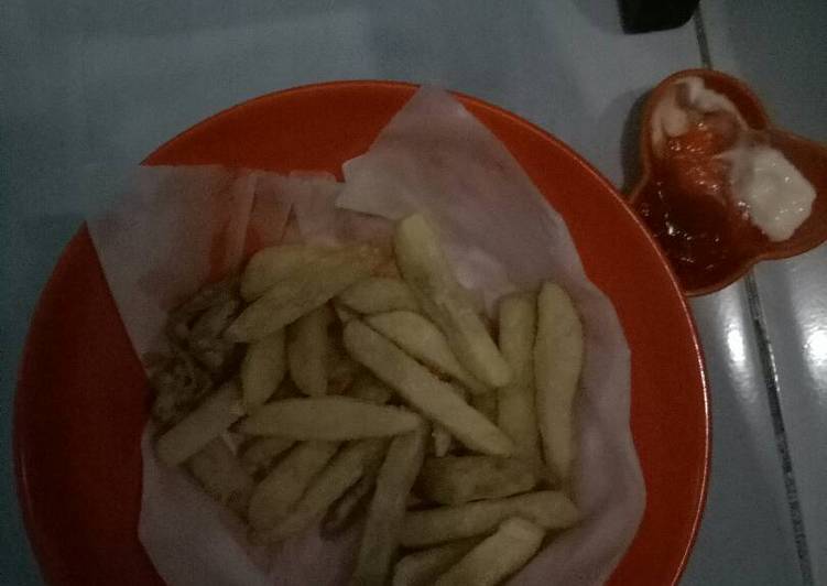 Kentang crispy ala2 kfc