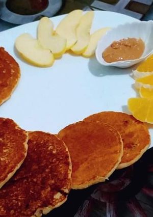 صورة لوصفة پان كيك بدقيق القمح الكامل ❤دايت 100%