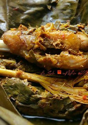 Foto resep Pepes pedas ayam kampung