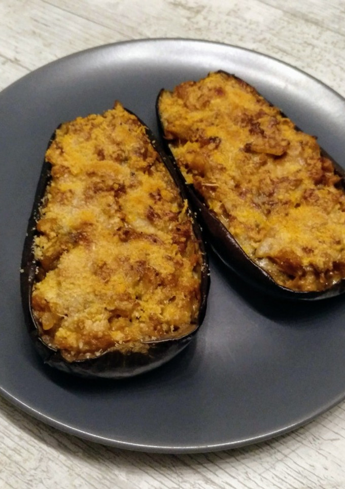 Una foto de Berenjenas rellenas de atún