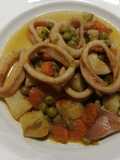 Totani con verdure miste