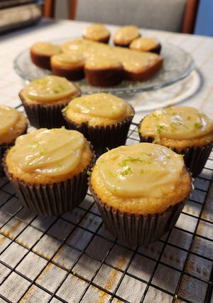 Foto de Muffin de Limão com Brigadeiro Branco