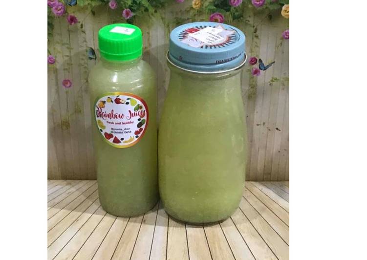 Cara Gampang Menyiapkan Diet Juice Pear Broccoli Lemon Asparagus yang Bisa Manjain Lidah