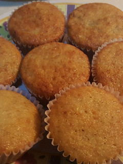 Una foto de Muffin de guineo