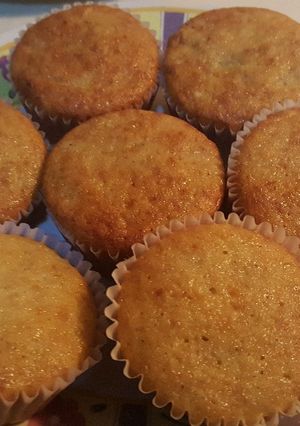 Una foto de Muffin de guineo