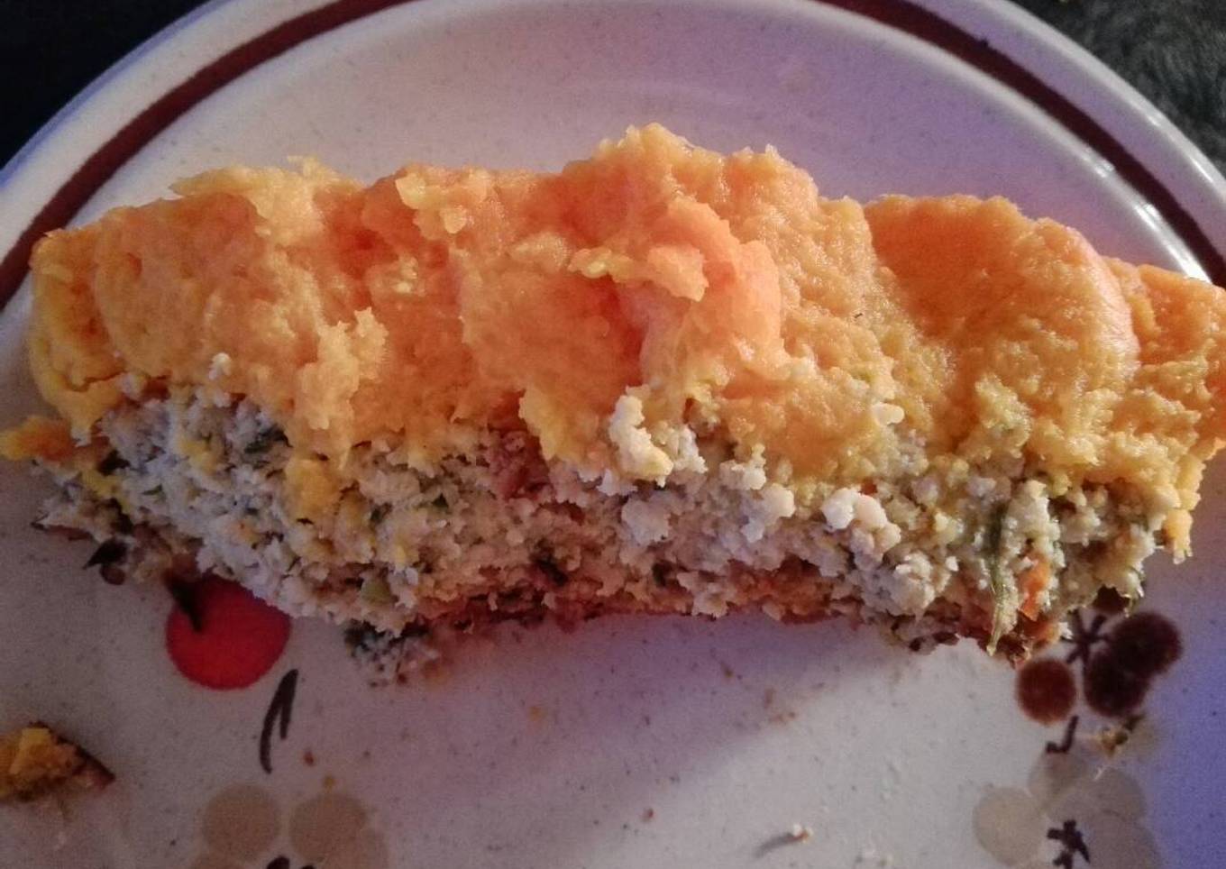 Pastel de pollo y calabaza