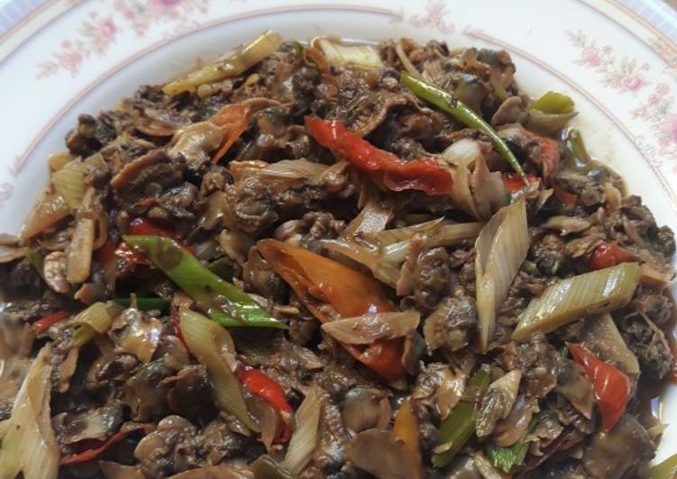 Tumis Kerang Pedas Saus Tiram