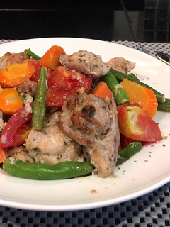 Foto resep Ayam panggang mix sayuran