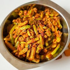 A picture of Tindora Masala Curry.