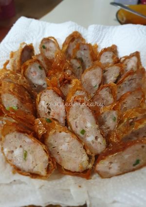 Foto resep Ngohiang (Hekeng) Udang Babi