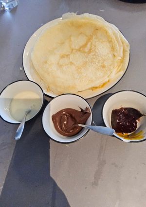 A picture of My grandmas pancakes 🥞.