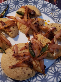 A picture of Idli tadka.