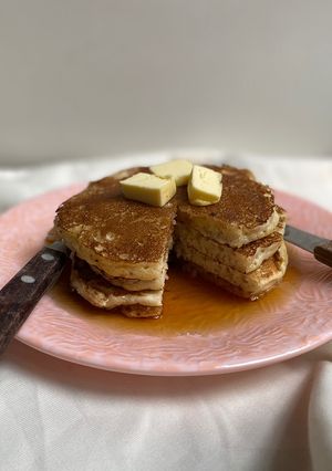 Una foto de Pancakes americanos - Hot cakes