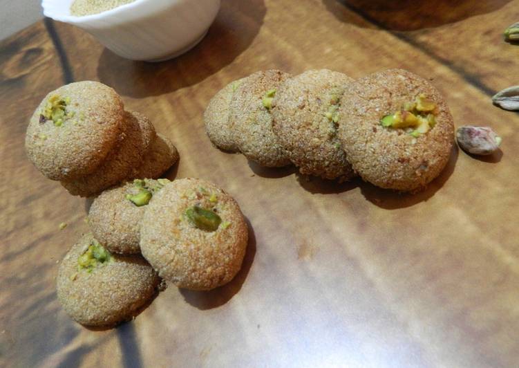 Step-by-Step Guide to Make Quick Gluten free Amaranth Almond Pistachio Cookies/Fasting Cookies